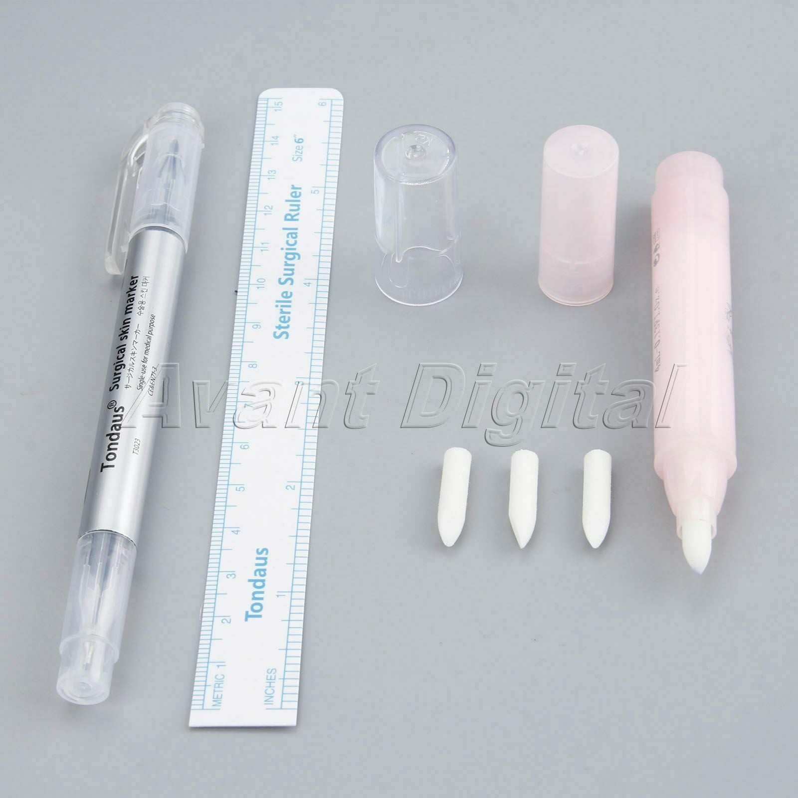 Makeup Tool Tattoo Marking Pen Lip Eyebrow Measuring Ruler Marker Remover Pen