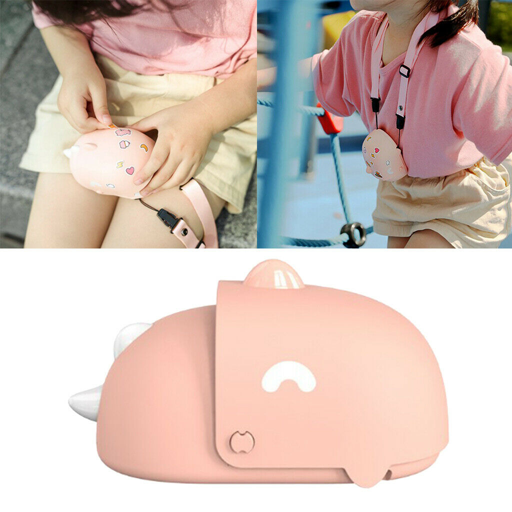 Mini Fan USB Cooling Fan 1A for Travel Outdoor Kids Toys Gifts Pink
