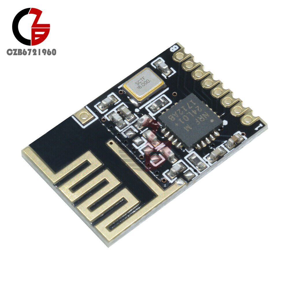 5Pcs Mini NRF24L01+ SMD 1.27MM RF Wireless Transceiver Module Small Size