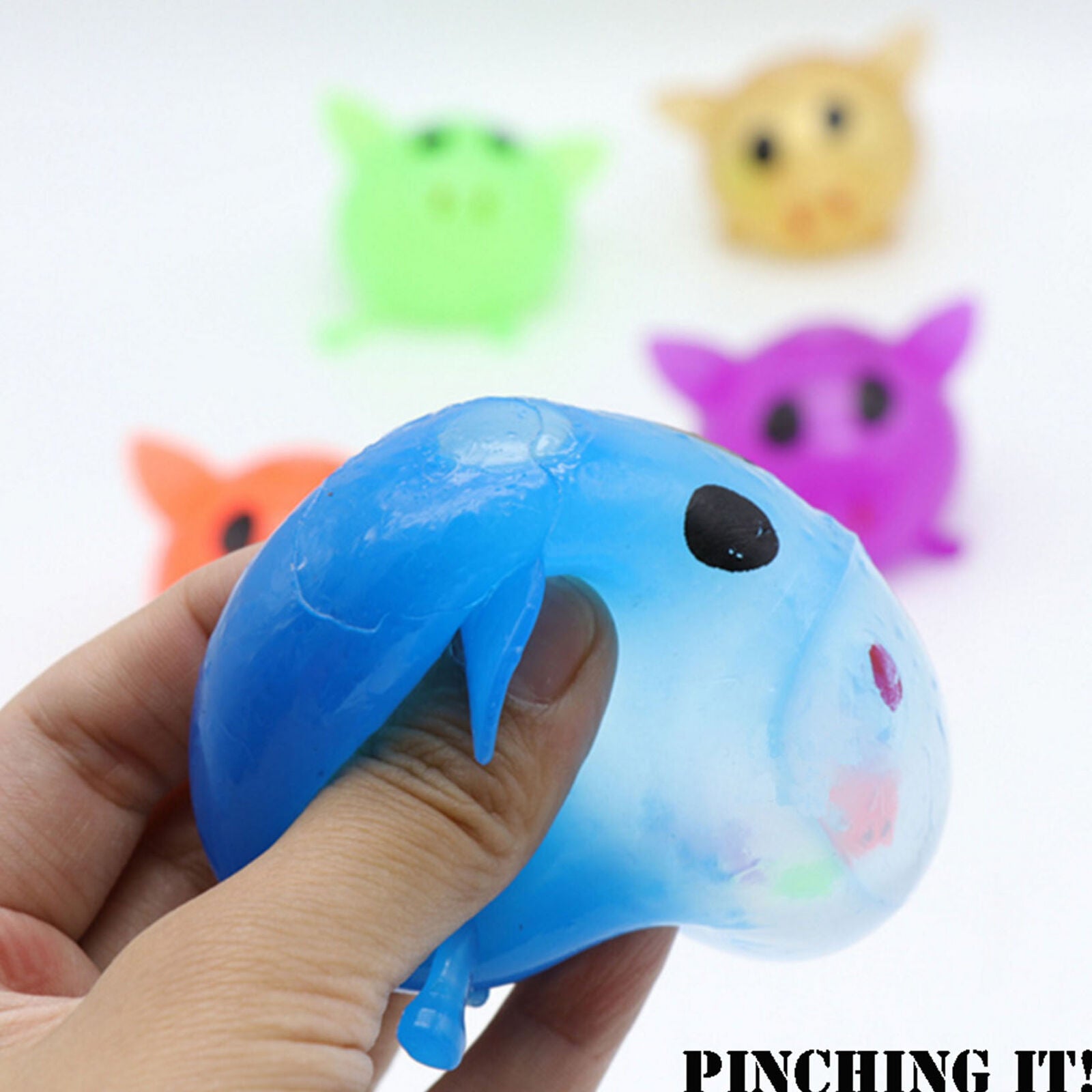 1Pc Anti-stress Decompression Splat Ball Vent Smash Various Pig Toys
