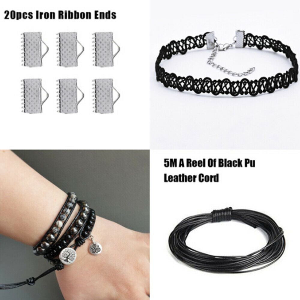 DIY Jewelry Making Kit Earring Bracelets Handmade Pack Set With Tools Girl Gift