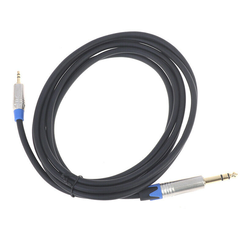 6.35mm to 3.5mm Jack Audio Stereo Cable HiFi Male to Male with Nylon BraidFCA