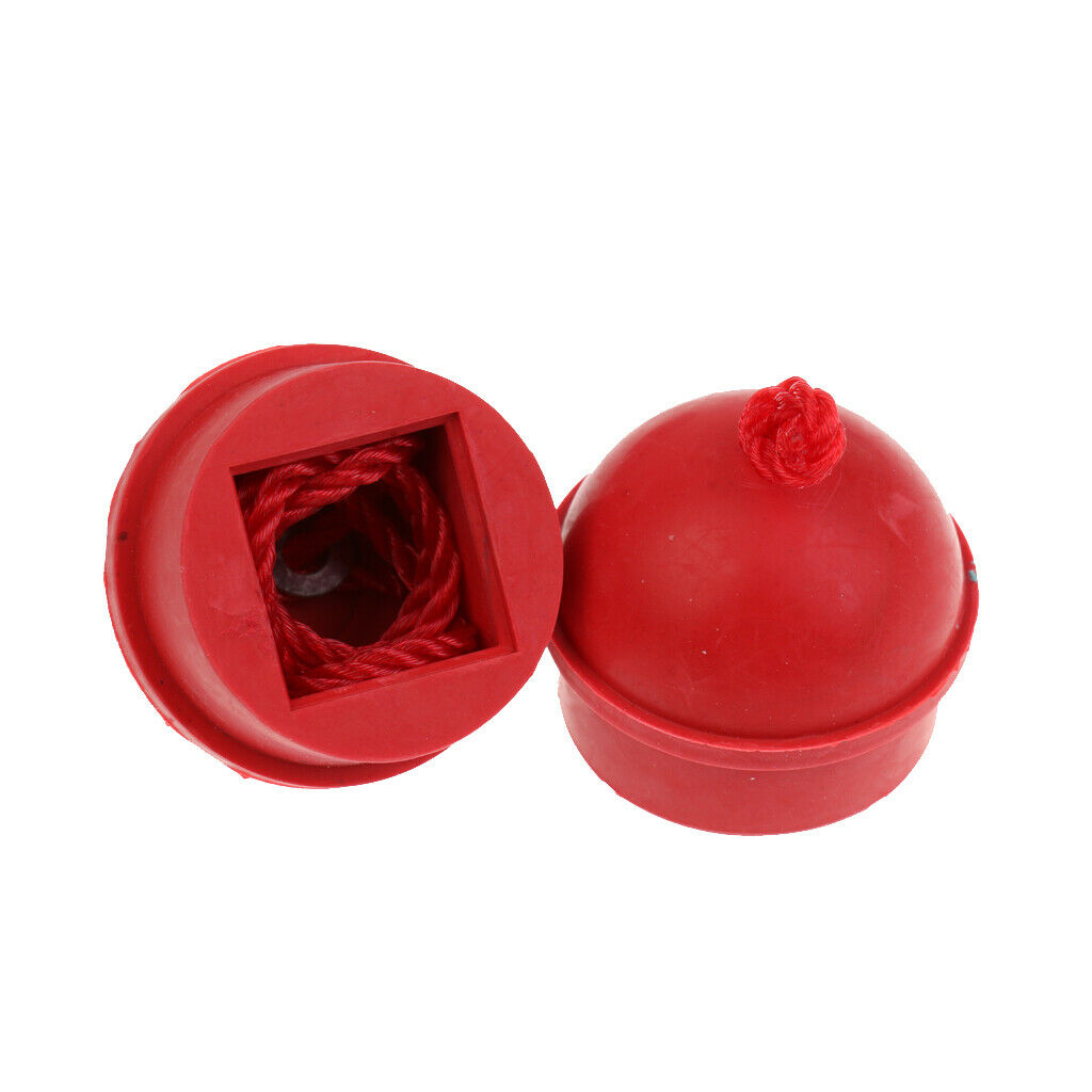 Pool Table Rubber Chalk Holder Billiards Cue Chalk Grip with Cord