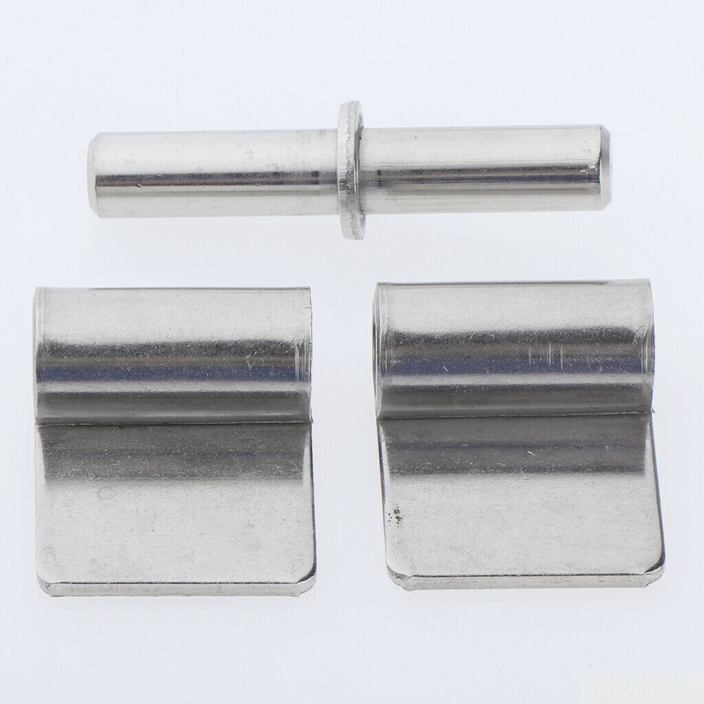 4 pcs 29x2mm Stainless Steel Weld On Hinges Heavy Duty Boat Door Hinges