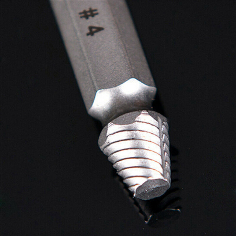 4pcs/set Screw Extractor Set drill out easy to Remove Screw broken Speedout SEDD