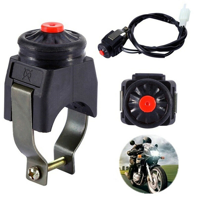 Motorcycle Kill Switch Red Push Button Horn Starter Dirt Bike ATV UTV Dua.l8