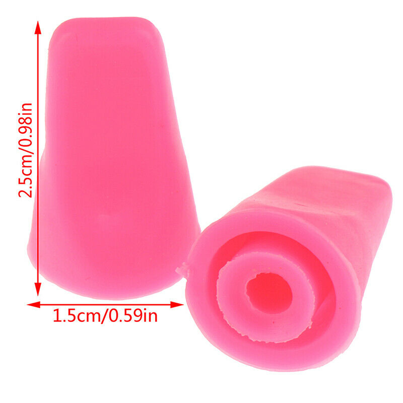 6pcs Knitting Needles Point Protectors Needle Tip Stopper Cover Accessori.l8