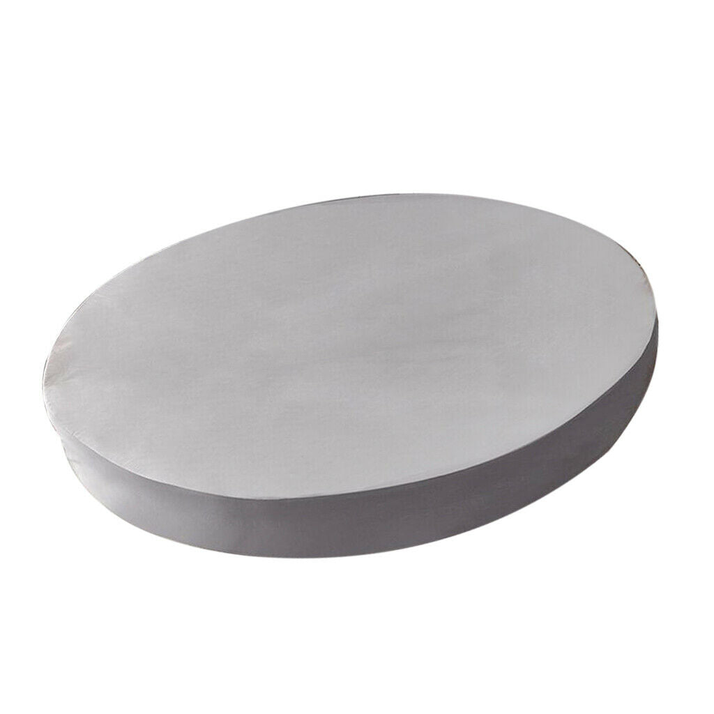Pure Cotton Round Bed Cover Bed Fitted Sheet Home Textile 200x200cm Gray