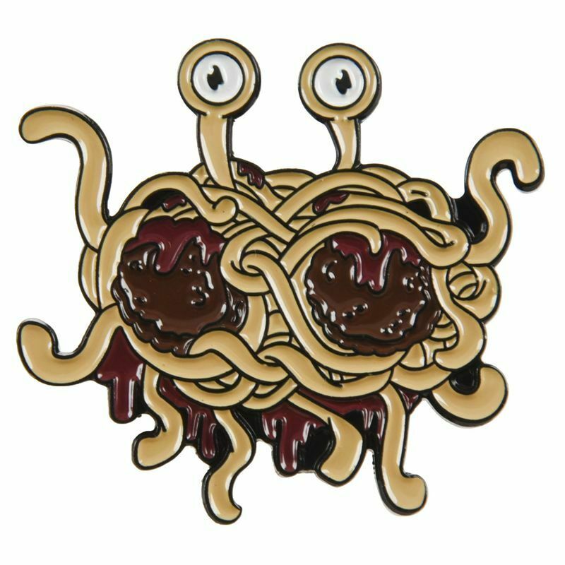 Monster Pin Fsm Enamel Pin Ramen Funny Flair Brooch Denim Jeans Shirt Coat LapG3