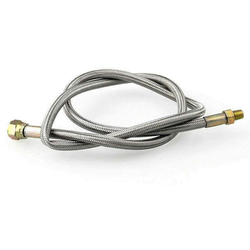 Aluminum Turbo Oil Inlet Hose Feed Line 1/8 NPT Adapter Kit For T3 Turbocharger