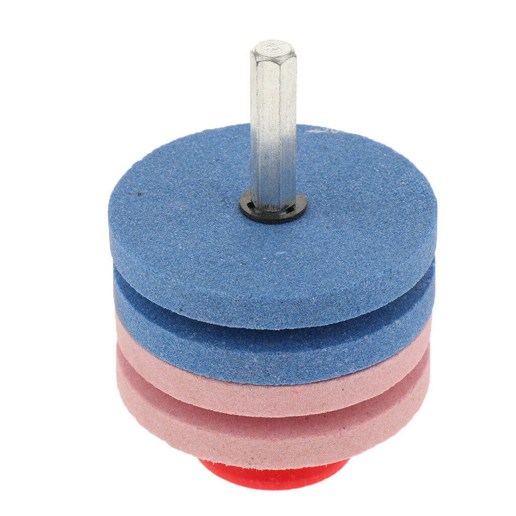 Lawn Mower Blade Balancer & Lawn Mower Blade Sharpener Kit - 57x82x7mm