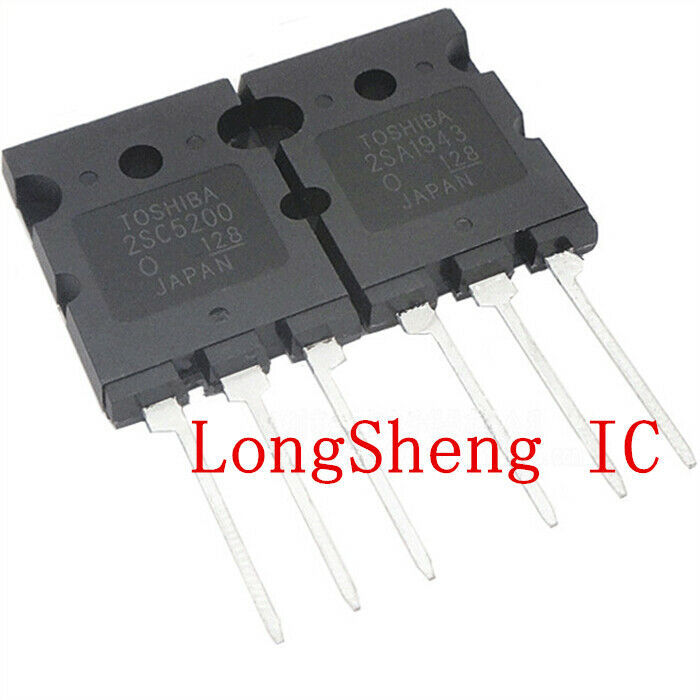 10Pair(20pcs) of 2SA1943& 2SC5200 PNP Power Transistor NEW