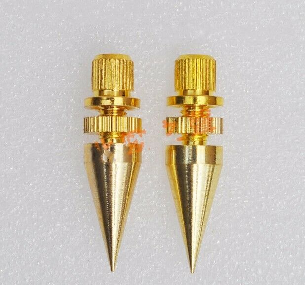 4pcs M6*36 Speaker Spike Gilded Copper Cone Isolation Stand Foot Home Audio part