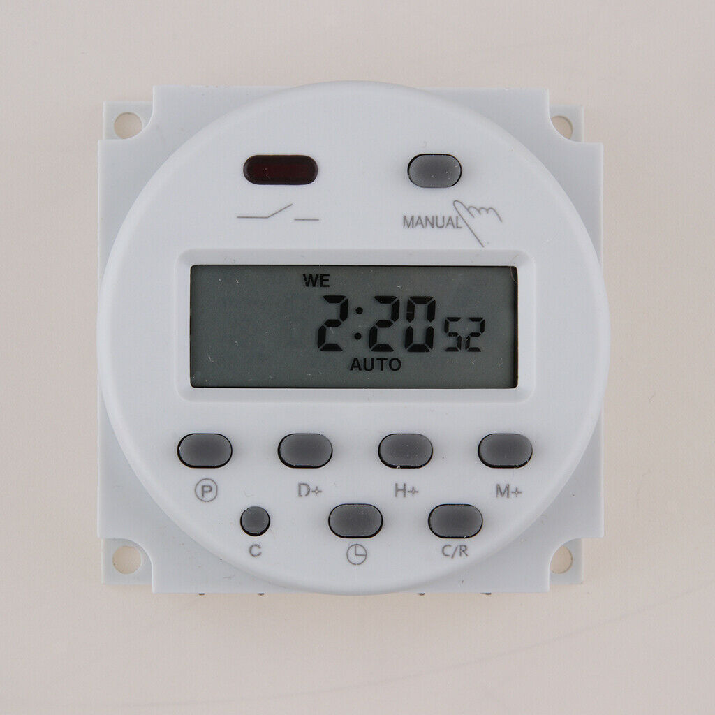 Timer Relay Switch CN101A DC12V 16A Digital LCD Programmable