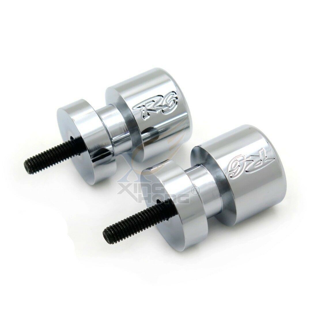 Chromed Swingarm Spools For 98-13 Yamaha R1 YZF-R1 YZF R6/05-07 YZF600R