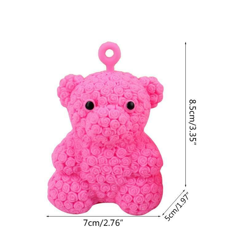 Glowing Bear Flash Gifts LED Cartoon Lights Toys Funny Pinch Kids Toys