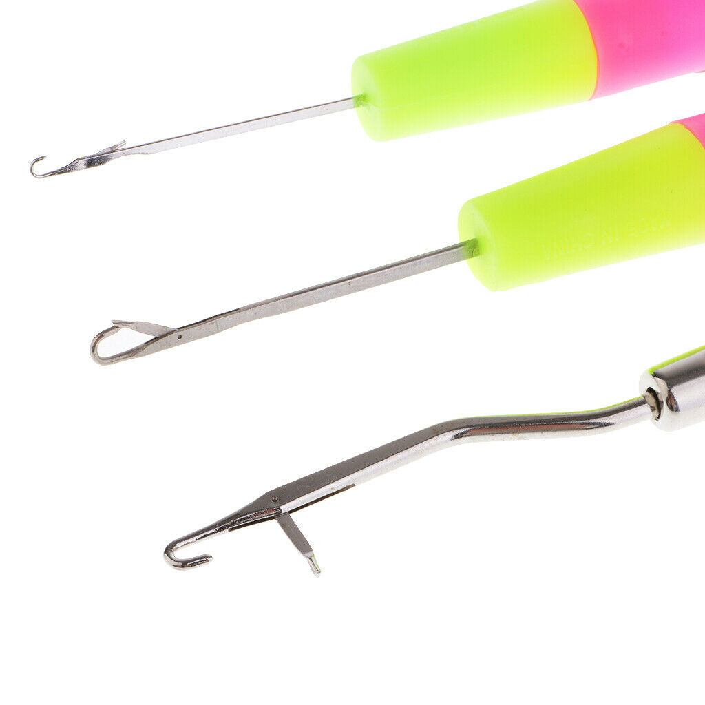 5 Pcs Latch Crochet Needle Hooks, Hair Extension Needle for Micro Braids Dreads