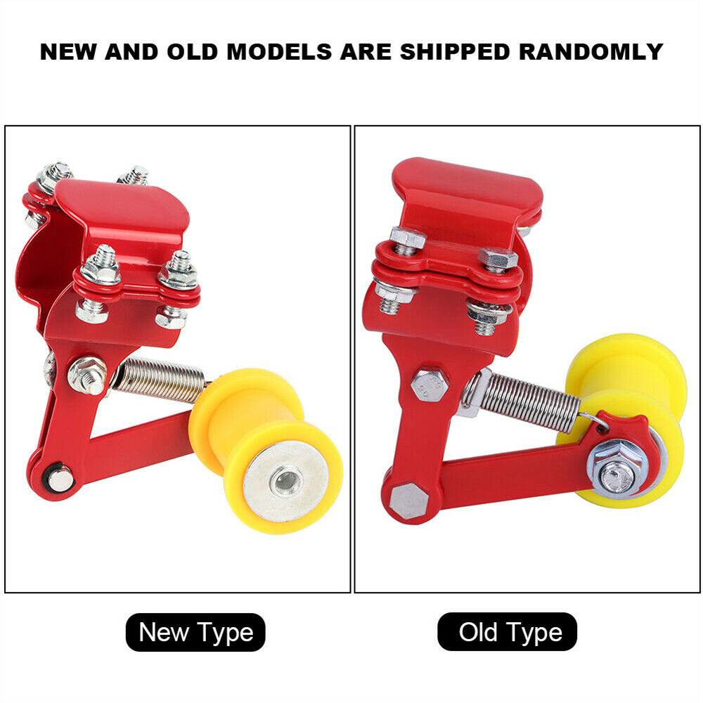 Motorcycle Chain Tensioner Adjuster Bolt On Roller Modified Accessory Universal