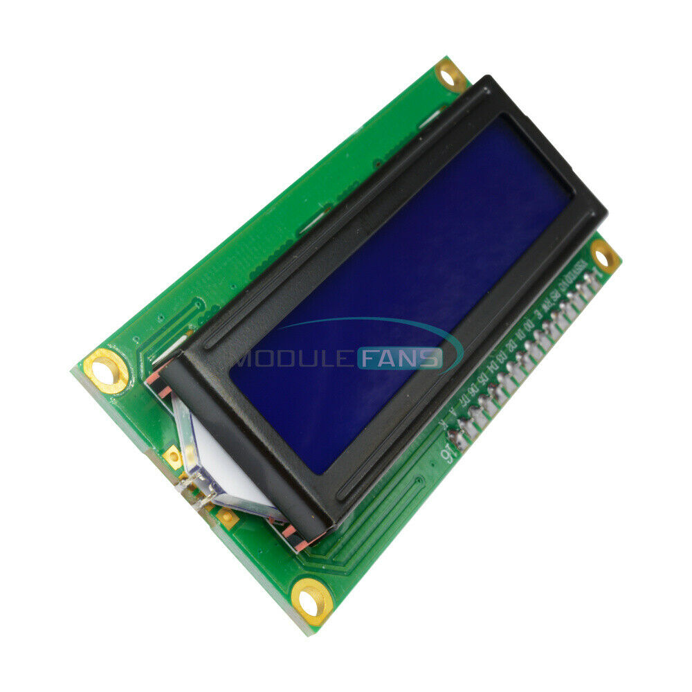 10PCS Blue IIC/I2C/TWI/SPâ€‹â€‹I Serial Interface1602 16X2 LCD Module Display