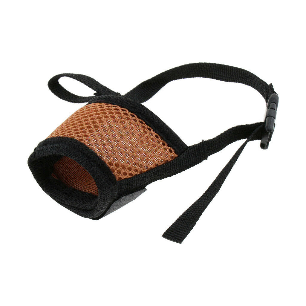Dog Muzzle Breathable Muzzles for Small Medium Large Dogs Stop Biting S