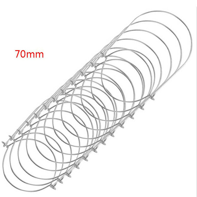 12pcs General Jar Lid Hanger Stainless Steel Wire Handles Compatible 70mm MoBDA