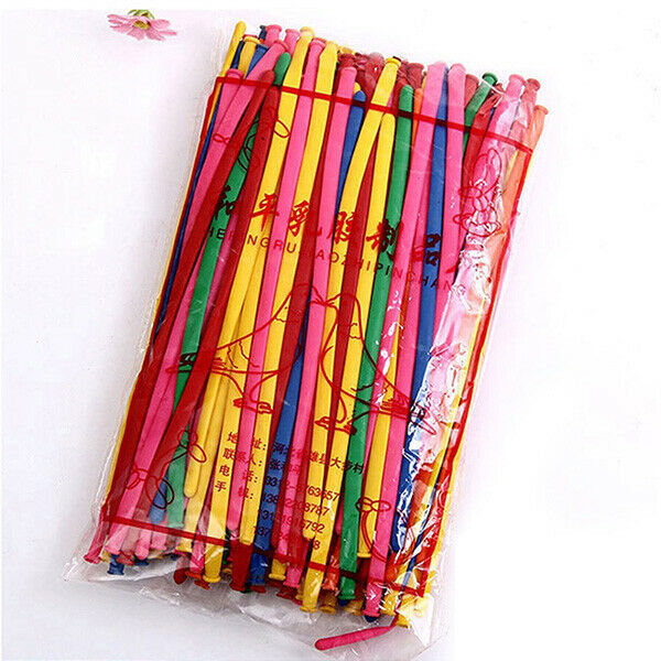 200 X DIY Making Modelling Twist Long Balloons Birthday Party Tying Animal Magic