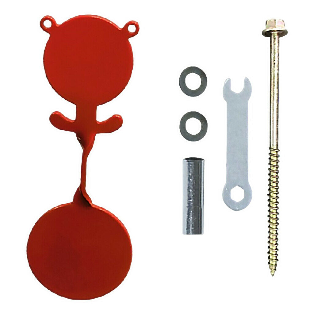 Solid Resetting Target Trainer Stainless Steel Durable Shooting Target Spinner