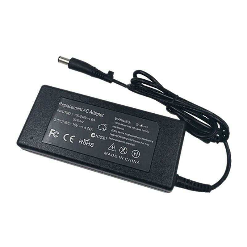 Laptop Power Adapter Universal 90W AC100V-240V to DC 19V 4.74A 7.4X5.0mm Plug I7