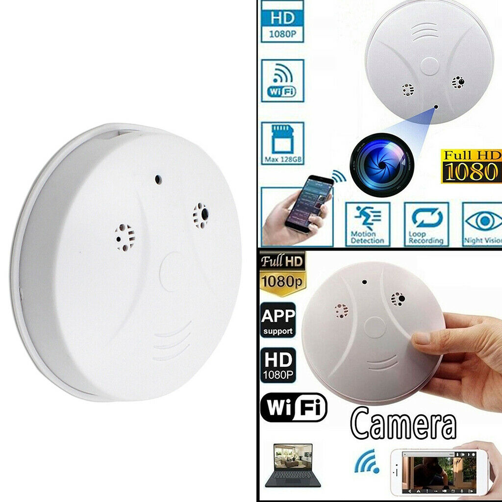 Round Plate Camera HD Audio for Nanny Car Outdoor Home Built-in Battery