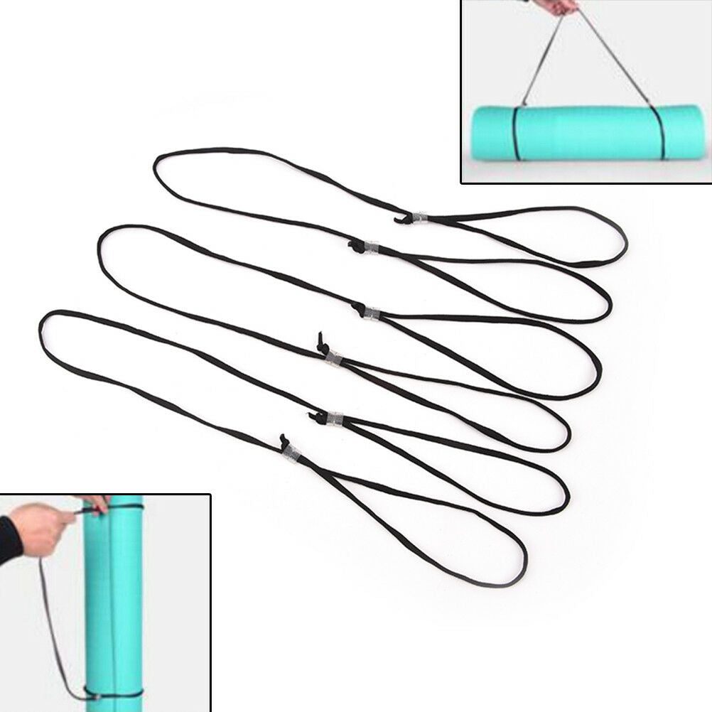 1pc Yoga Mat Sling Carrier Shoulder Carry Strap Exercise Stretch Adjustabl.l8