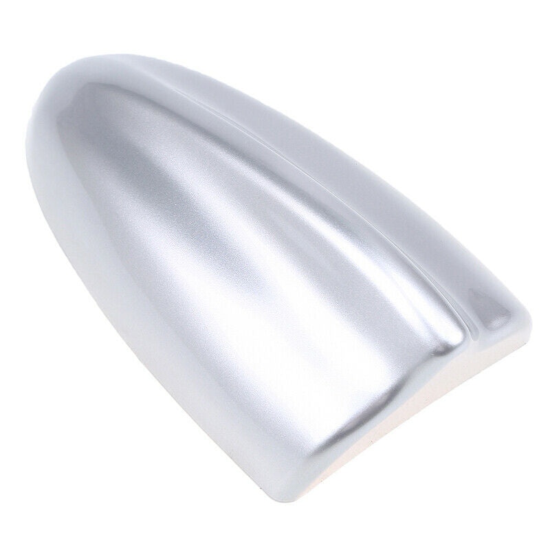 Sliver Univarsal Car Shark Fin Antenna FM/AM Radio Signal Aerial Accessories ABS