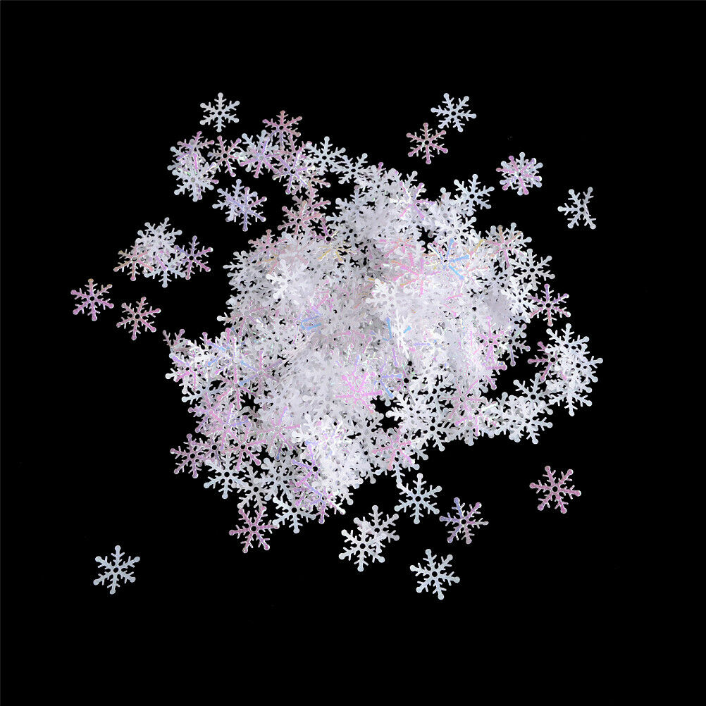 300Pcs/Pack DIY Snowflake Ornaments Christmas Holiday Party Home Decor Gi.l8