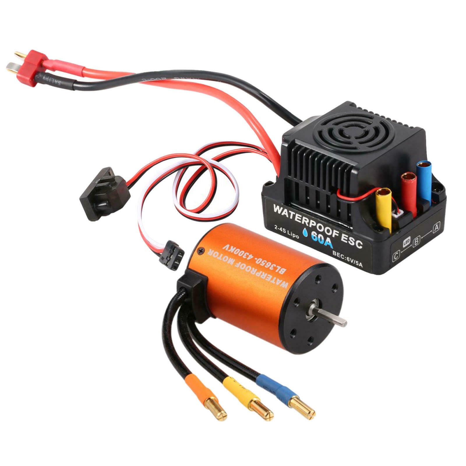 RC Car Brushless Motor And 60A ESC Accessory for HSP 94 123 94111