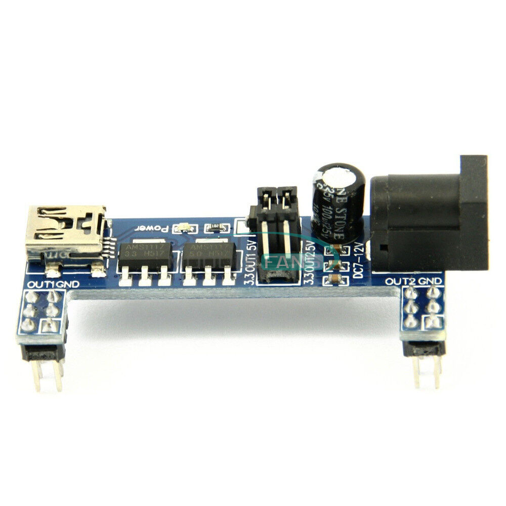 10PCS Mini USB MB102 Breadboard Power Supply Module 3.3V 5V F Solderless Arduino