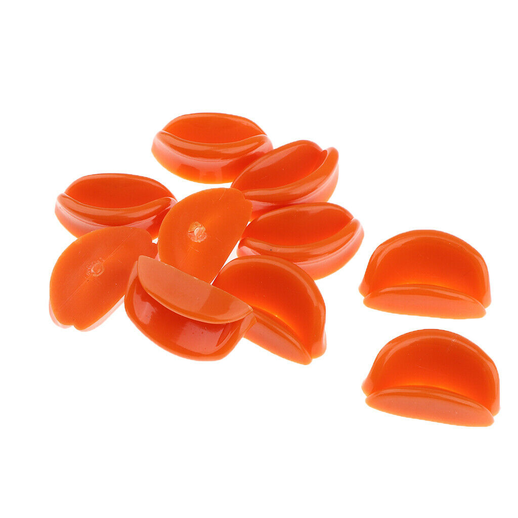 10 Pieces Orange Duck Shaped Mouths for Assorted Toys Replacements 42x23mm