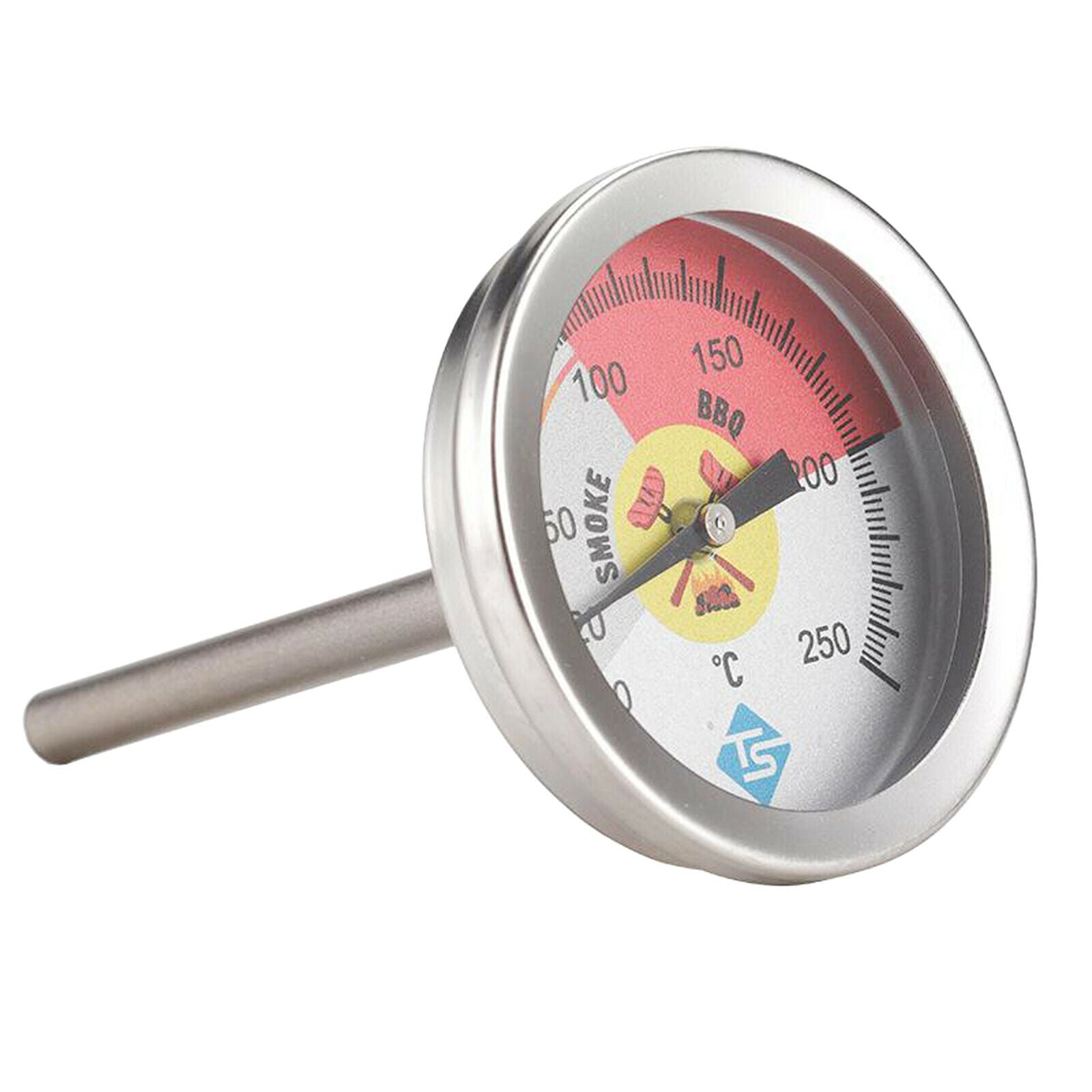 2" Latest BBQ Thermometer Barbecue Cooking Pit Temperature Gauge 250â„ƒ