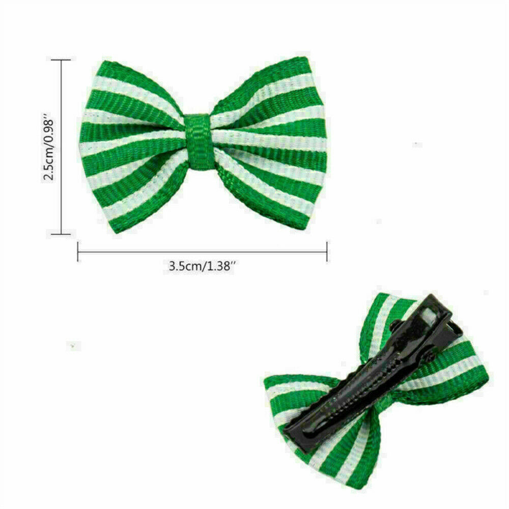 40x Bow Hair Clips Baby Newborn Infant Kids Girls Ponytail Bow Hairpins Lots