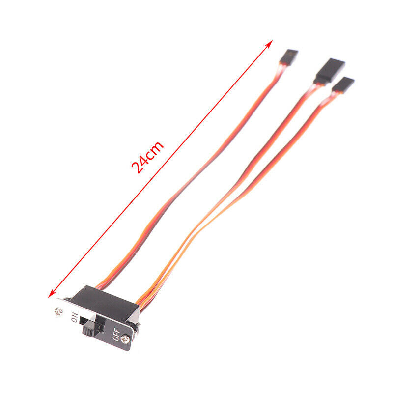 3 Way Medium On/Off Power Switch Wire Harness Cable JR Connectors Plug Re.l8