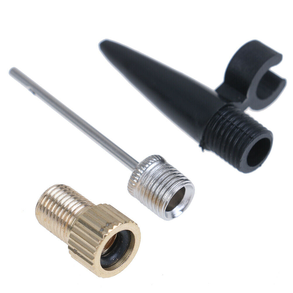 3Pcs Inflator kit for air frame pump needles adaptor bikes sports ball.JCDD