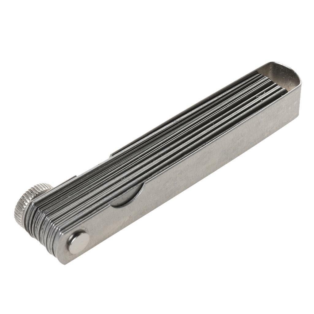 2pcs 32 Blade Feeler Gauge Imperial Metric Stainless Steel Combination Feeler