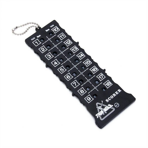 Plastic 18 Holes Golf Stroke Counter Score Keeper Shot Scoring Keychain Golfer