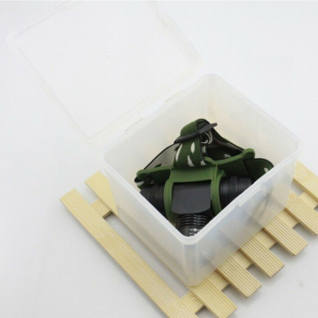 2pcs Camping Storage Box Case for Battery and Headlamp Lamp Holder Small Tools