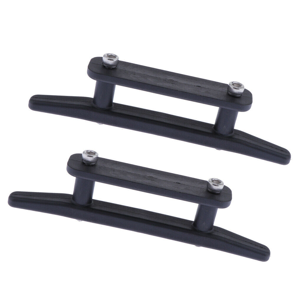 2 Pieces Kayak Deck Cleats Boat Cleat Mooring Kit Dock Holder Accessories