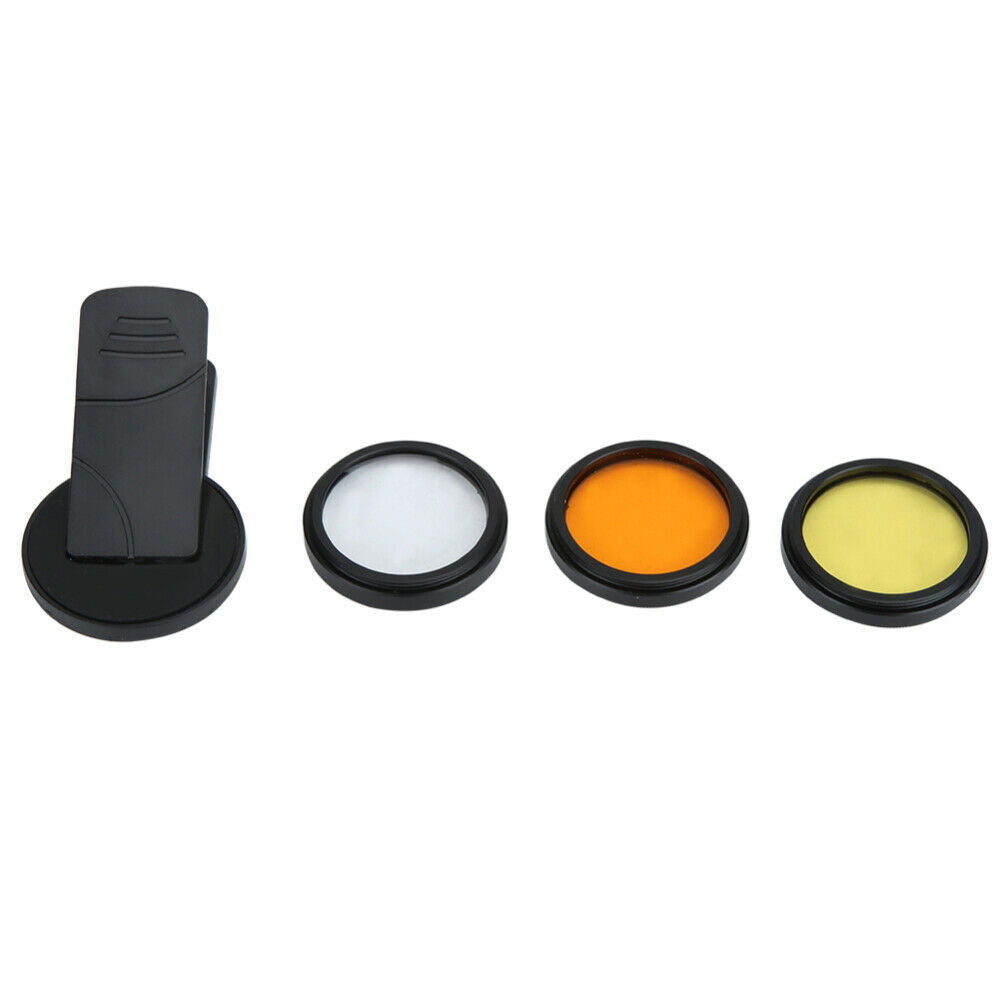 Seawater Fish Tank Coral Cylinder Photography Lens with Macro Filter Aquarium