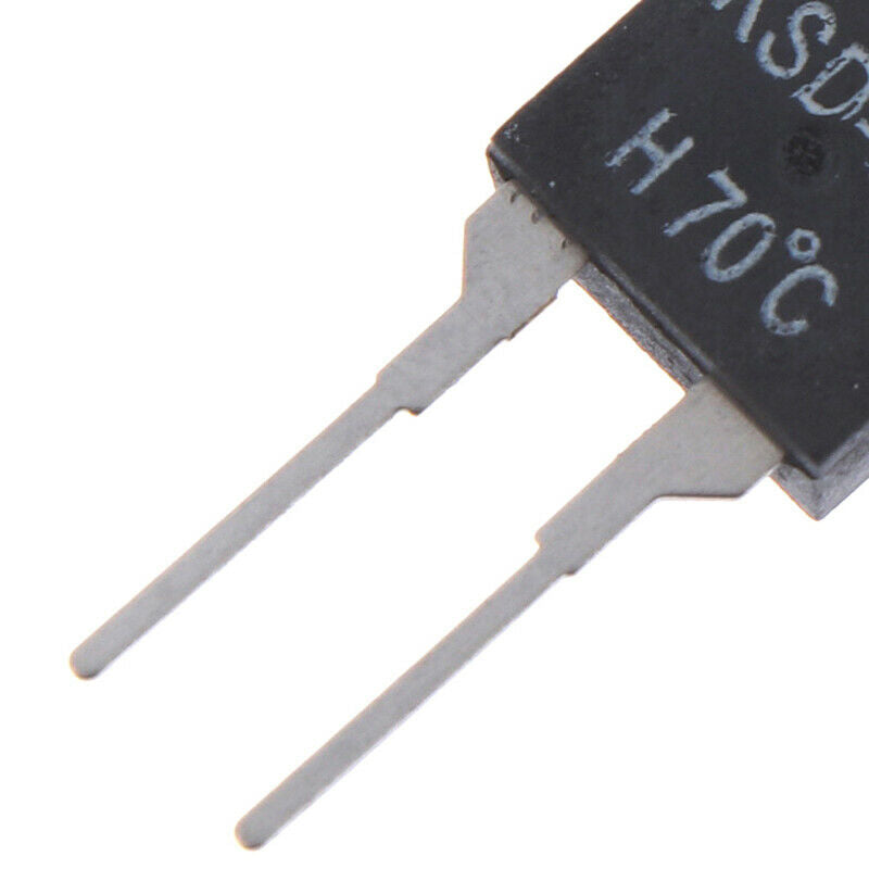 2Pcs  Normally Open Thermal Switch Temperature Sensor Thermostat KSD-01F 70 D WF