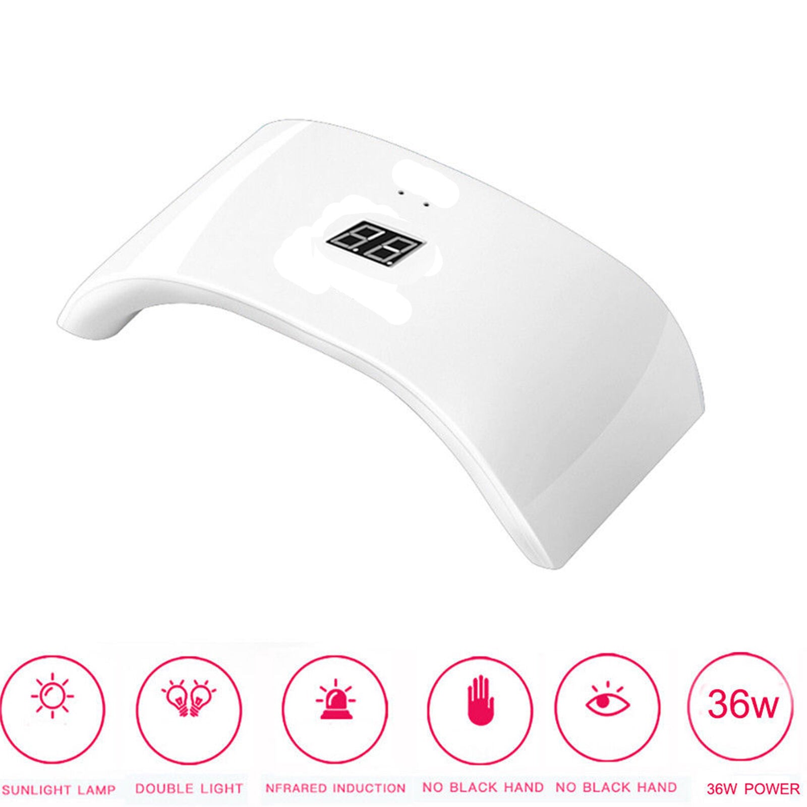 36W USB LED UV Nail Gel Curing Lamp Light Nail Gel Polish Dryer Nail Art Machine