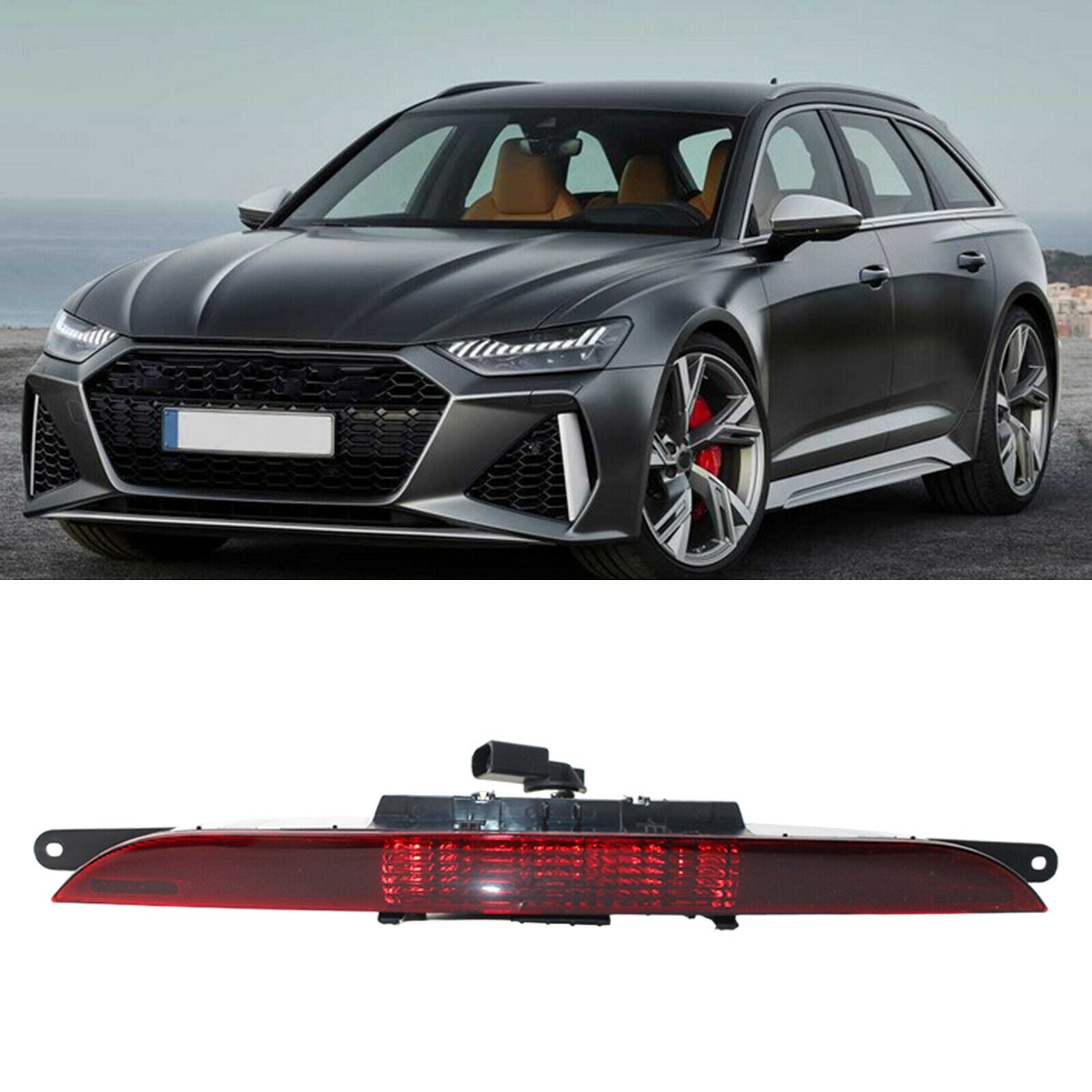 Red Taillght Rear Bumper Fog Light Lamp Tail Brake Stop Light Fits for Audi TT