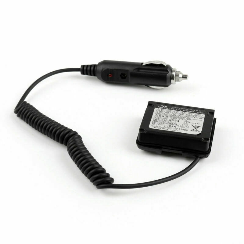 1x Car Charger Battery Eliminator Adapter For Yaesu VX-7R VX-6R VX-5R Radio .