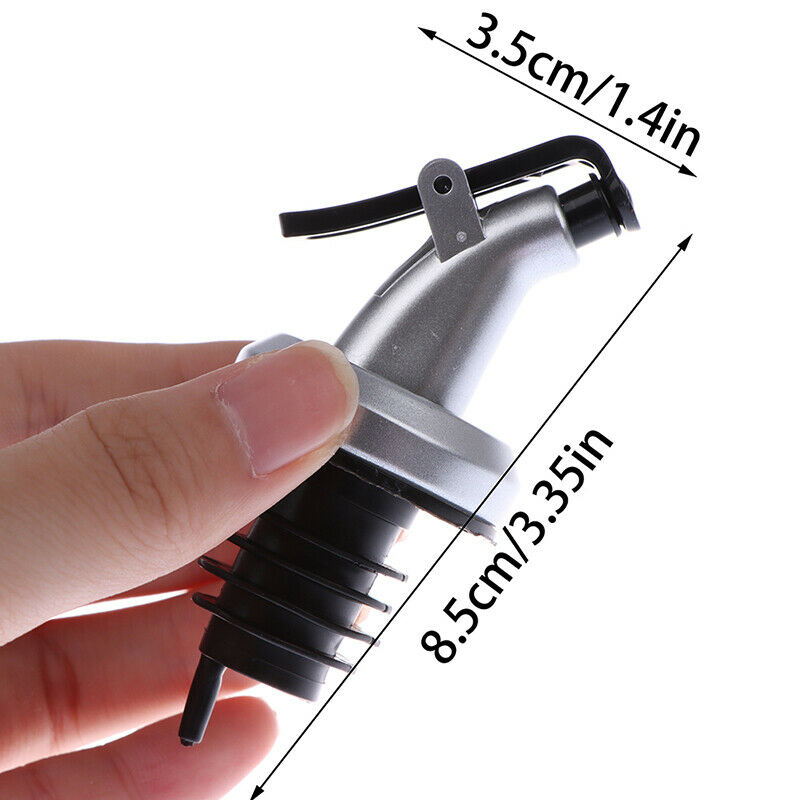 3Pcs Bottle Pourer Spout Stopper Dispenser Liquor Flow Set Wine Olive O.l8