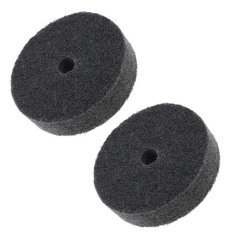 2 x 75mm Grinding Wheel Buffing Disc Metal Surface Cleaning with 10mm Bore
